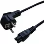 SECOMP STANDARD Cavo di alimentazione, connettore femmina notebook 3 poli, nero, 1,8 m (S2308)