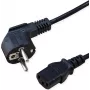 SECOMP STANDARD cavo di alimentazione, connettore femmina IEC dritto, nero, 1,8 m (S2309)