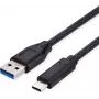 SECOMP Standard Cavo USB 3.2 Gen 1, USB A a C, 0,5 m, nero (S3015)