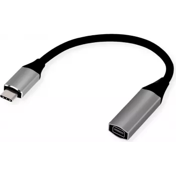 SECOMP STANDARD cavo adattatore USB-C su Mini DisplayPort 1.2, 0,2 m, nero S3216