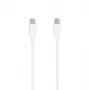 SEEK TOTI USB-C a USB-C cavo in silicone 1m 3A bianco