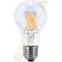 SEGULA lampadina LED a filamento trasparente E27 6,5W 2700K dimmerabile A60