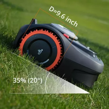 Segway Navimow ruote per ringhiera per robot tagliaerba serie i1 (coppia)
