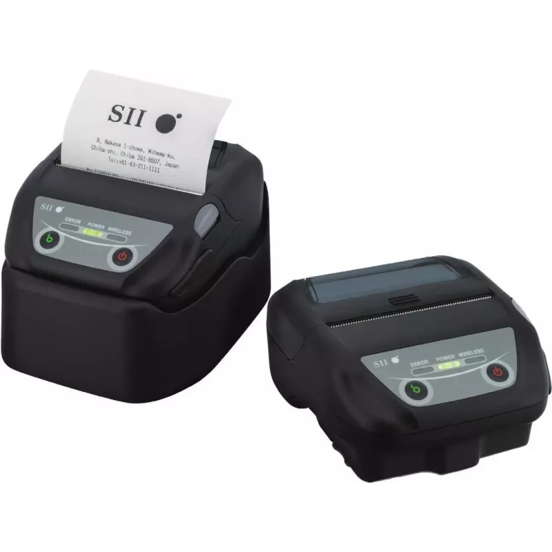 Seiko Instruments MP-B30 Stampante termica mobile per etichette, 203 dpi, 127 mm/s, USB e Bluetooth, nero MP-B30-B02JK1-EA