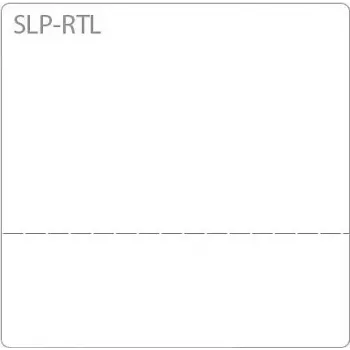 Seiko Instruments etichette di spedizione semi-adesive SLP-RTL 37 x 37 mm, 1120 etichette (2 rotoli x 560) per Smart Label Printer 200, 220, 240, 420, 430, 440, 440 Office Administration Pack, 450 42100641