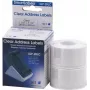 Seiko SLP-2RLC Etichette indirizzo trasparenti 28x89mm, 2 rotoli, 260 etichette, Bianco, adesivo permanente, termico diretto, per Smart Label Printer
