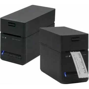 SEIKO SLP-720RT stampante per etichette WLAN, 300 dpi termica diretta, USB/Ethernet/Wi-Fi, taglierina automatica, nero/grigio