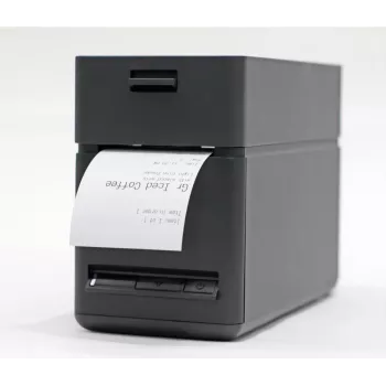 SEIKO SLP-720RT stampante per etichette WLAN, 300 dpi termica diretta, USB/Ethernet/Wi-Fi, taglierina automatica, nero/grigio