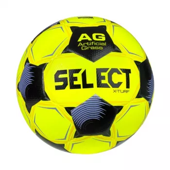 Select X-Turf v26 FIFA Basic Pallone da Calcio Taglia 5 Giallo-Nero-Viola