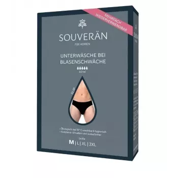 Selenacare Bladderleak Underwear Slip nero / M