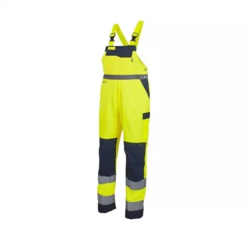 Semi-Combination Drogowiec 11-000024-XL Salopette e pantaloni da lavoro arancione ad alta visibilità/marine XL