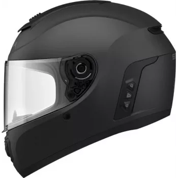 SENA Momentum EVO casco smart per moto con interfono Mesh, casco integrale, nero opaco, taglia L (ECE 22.05)