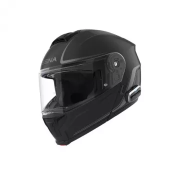 SENA OUTRUSH 2 casco modulare flip-up smart con interfono Mesh, nero opaco, taglia S