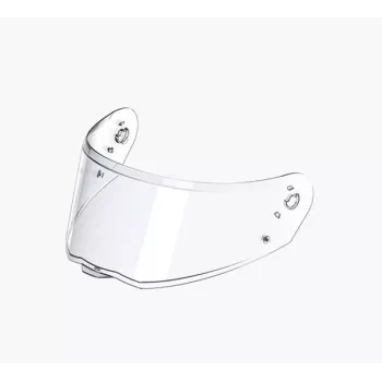 SENA Shield per casco SPECTER, trasparente - visiera in policarbonato, antiappannamento e antigraffio, protezione UV, montaggio ClickRelease senza attrezzi