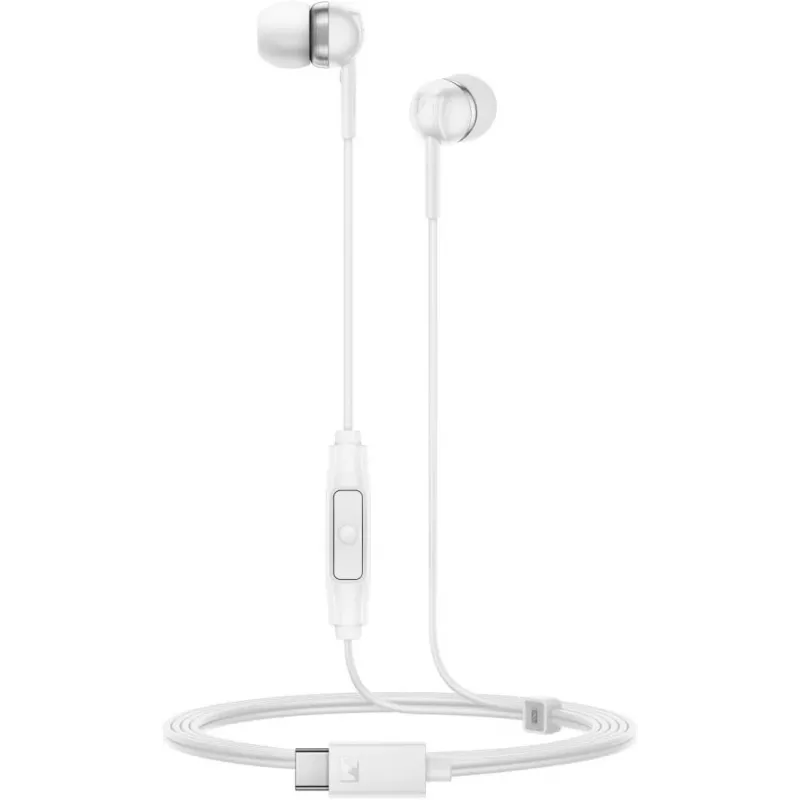 Auricolari in-ear Sennheiser CX 80U USB-C con microfono, bianco