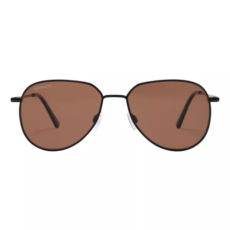 SERENGETI Sestriere Occhiali da sole uomo SS543002 Satin Black Drivers Gradient 56/16/150 mm