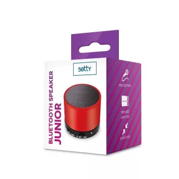 Setty Junior Altoparlante Bluetooth rosso