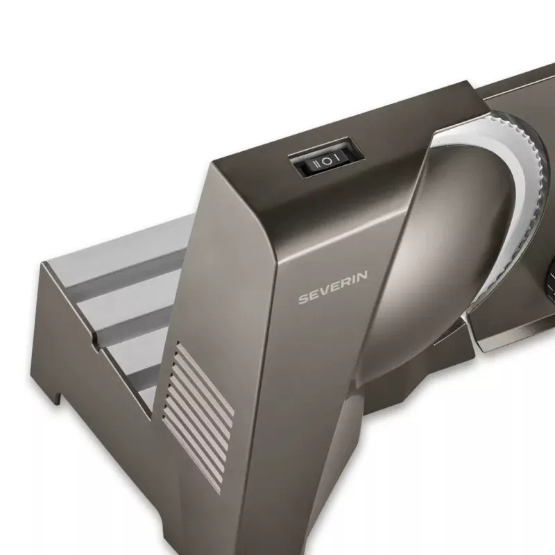Affettatrice elettrica da cucina Severin AS 3918 180W argento/nero