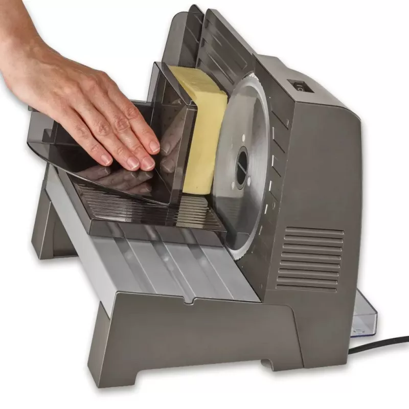 Affettatrice elettrica da cucina Severin AS 3918 180W argento/nero