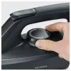 Severin BA 3192 stazione stirante a vapore, 2400W, piastra in ceramica, 160 g/min di vapore, 450 g/min colpo di vapore, nero opaco