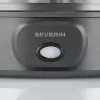 Severin JG 3510 Yogurtiera, 7 vasetti da 150 ml, Dark Inox/Nero
