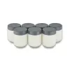 Severin JG 3510 Yogurtiera, 7 vasetti da 150 ml, Dark Inox/Nero