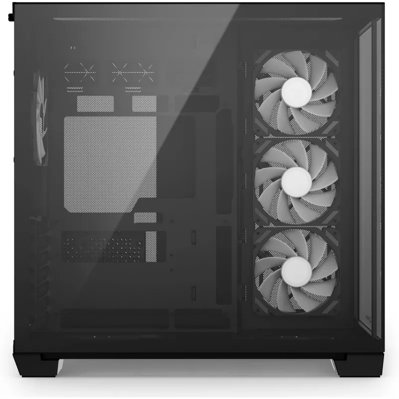 Sharkoon Steel Shark Black Case Mid-Tower in vetro temperato x2