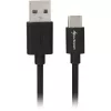 SHARKOON Cavo USB 2.0, connettore maschio USB-A su connettore maschio USB-C (nero, 2 m)
