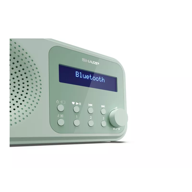Sharp Tokyo DR-P420(GN) Radio portatile DAB+/FM, Bluetooth 5.0, Aquamarine Green