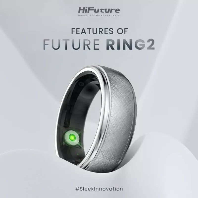 Anello smart HiFuture Ring2, taglia 8 (60 mm), oro rosa