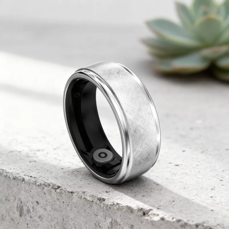 Anello smart HiFuture Ring2, taglia 12 (68 mm), argento titanio
