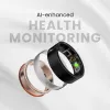 Anello smart HiFuture Ring2, taglia 12 (68 mm), argento titanio