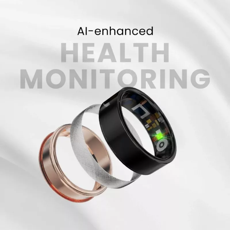 Anello smart HiFuture Ring2, taglia 12 (68 mm), argento titanio
