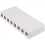 SHIVERPEAKS 8-Port Keystone scatola a parete, bianco BS08-10119