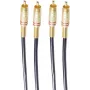 shiverpeaks BASIC-S cavo audio 2x RCA a 2x RCA 2,5m nero/oro BS40224