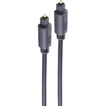 SHIVERPEAKS BASIC-S Cavo audio in fibra ottica, Toslink a Toslink, 10,0 m, 4,0 mm, nero BS69004-10