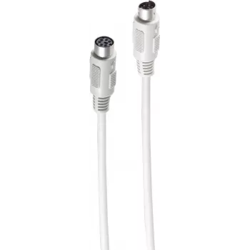 SHIVERPEAKS BASIC-S Cavo prolunga PS/2, connettore Mini-DIN a 6 poli maschio su femmina, 3,0 m, nero BS78106-3