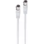 shiverpeaks BASIC-S cavo SAT connettore F maschio su connettore F maschio 0,2 m bianco confezione da 10 BS80092-0.2-128