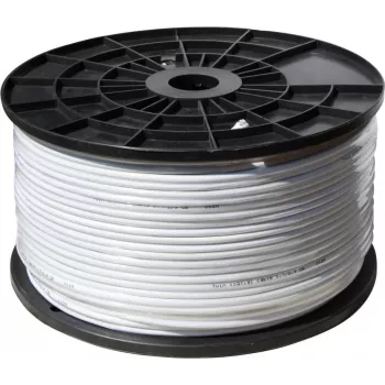 SHIVERPEAKS BASIC-S cavo coassiale SAT 0,9/4,6, tripla schermatura, CCS, bobina di plastica, 110 dB, 100 m (BS81900-16)