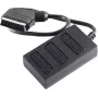 shiverpeaks BASIC-S cavo splitter Scart, 1x connettore Scart maschio a 3x connettore Scart femmina, 0,5 m, completamente cablato, nero (BS94051)