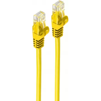 SHIVERPEAKS BS08-35002 cavo patch Cat.7 U/UTP, RJ-45, contatti dorati, 0,25 m, giallo, 10 Gbps