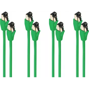 shiverpeaks BS08-41073-4 cavo di rete Cat8.1 F/FTP, 10 m, verde