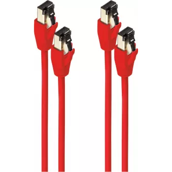 SHIVERPEAKS BS08-41084-2 cavo patch Ethernet Cat8.1, F/FTP, 15 m, rosso
