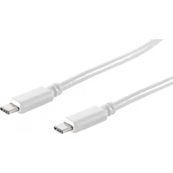 shiverpeaks BS13-45026 cavo USB-C a USB-C 1m bianco USB 3.2 Gen 2 10Gbps 100W PD