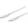 shiverpeaks BS13-45026 cavo USB-C a USB-C 1m bianco USB 3.2 Gen 2 10Gbps 100W PD