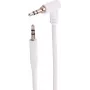SHIVERPEAKS BS14-07126 Cavo audio 3,5 mm TRS, angolare a dritto, bianco, 1,2 m