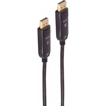 SHIVERPEAKS BS30-16495 cavo ottico attivo DisplayPort 1.4, 50 m, 8K 60Hz, 4K 120Hz, nero