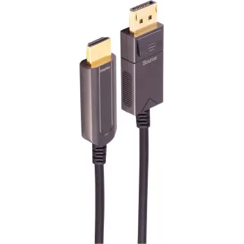 SHIVERPEAKS BS30-20485 Cavo adattatore attivo ottico DisplayPort a HDMI, 4K60, 30m, nero