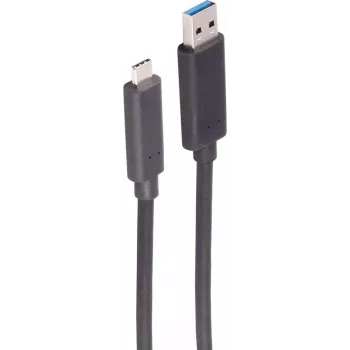 SHIVERPEAKS BS30-39075 Cavo ottico attivo USB-A a USB-C, 10 m, 10 Gbps, nero