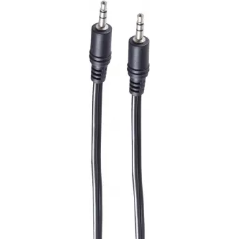 SHIVERPEAKS BS30812-0.5 cavo audio stereo 3,5 mm, 0,5 m, nero
